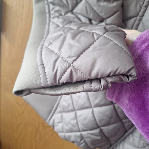 London Fog Women's Taupe Quilted Puffer Coat - Picture 2 of 13